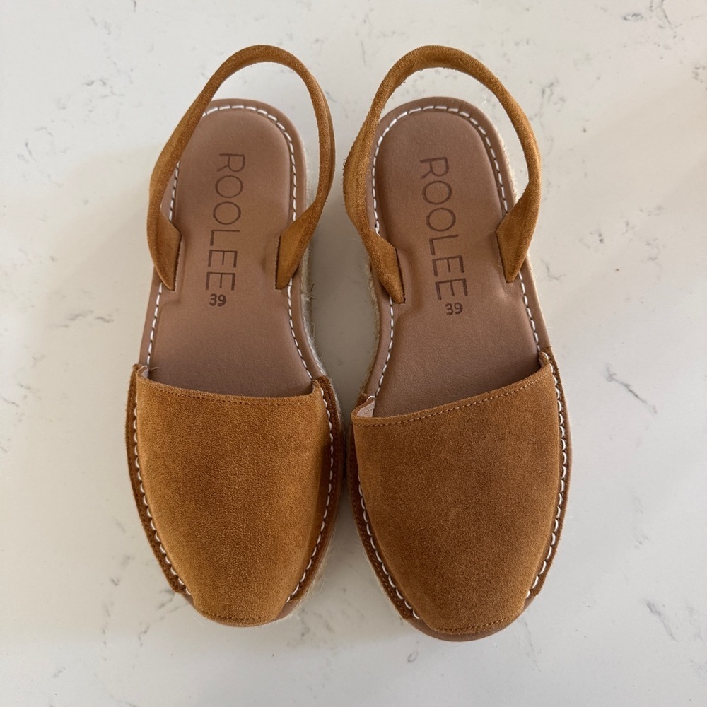 ROOLEE | faux suede espadrille platform sandal - Picture 2 of 6